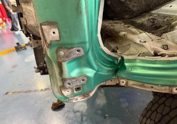 キャビン破損状況